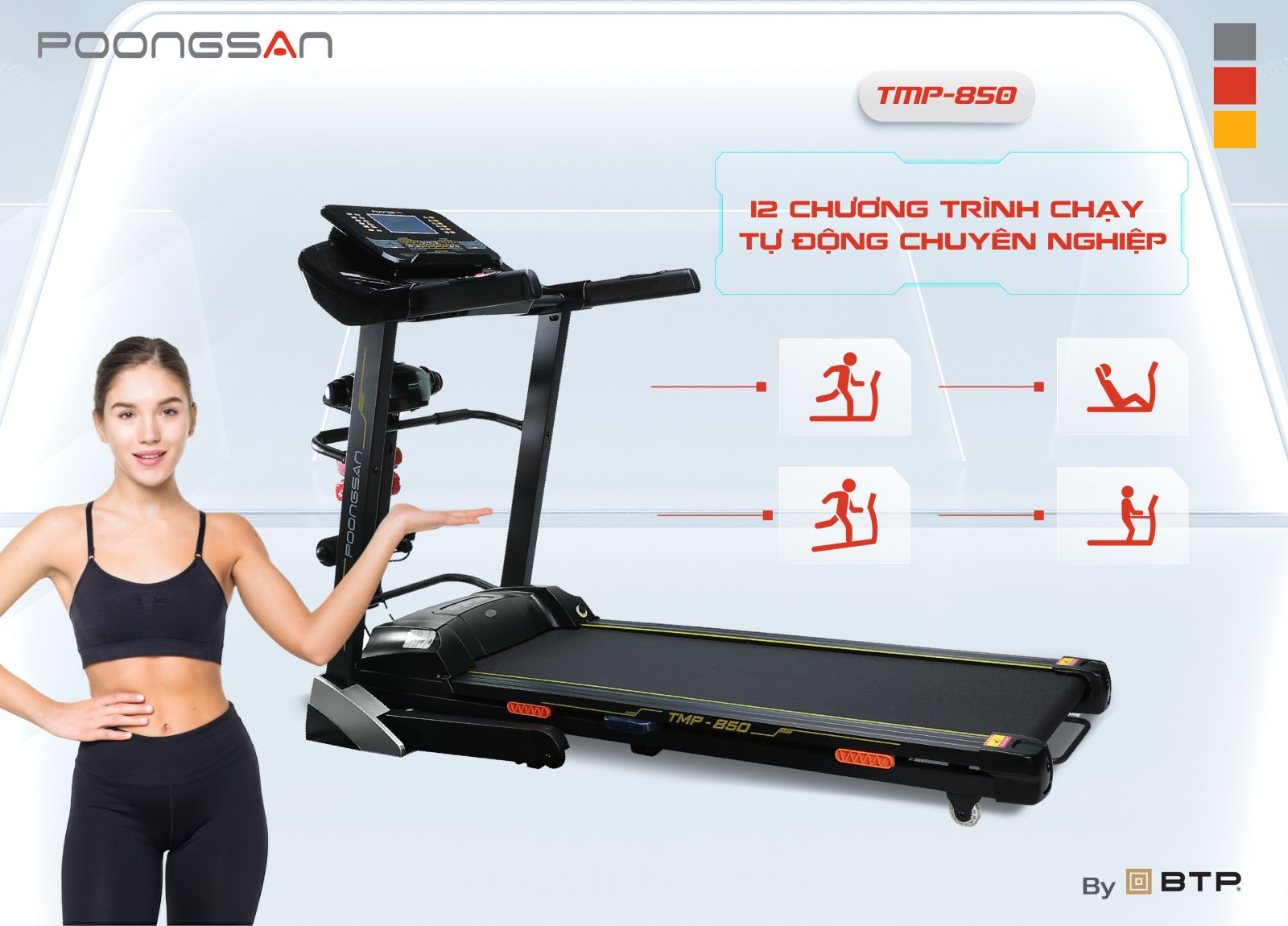 Tích hợp 12 chế độ chạy tự động cơ bản và nâng cao Tích hợp 12 chế độ chạy tự động cơ bản và nâng cao